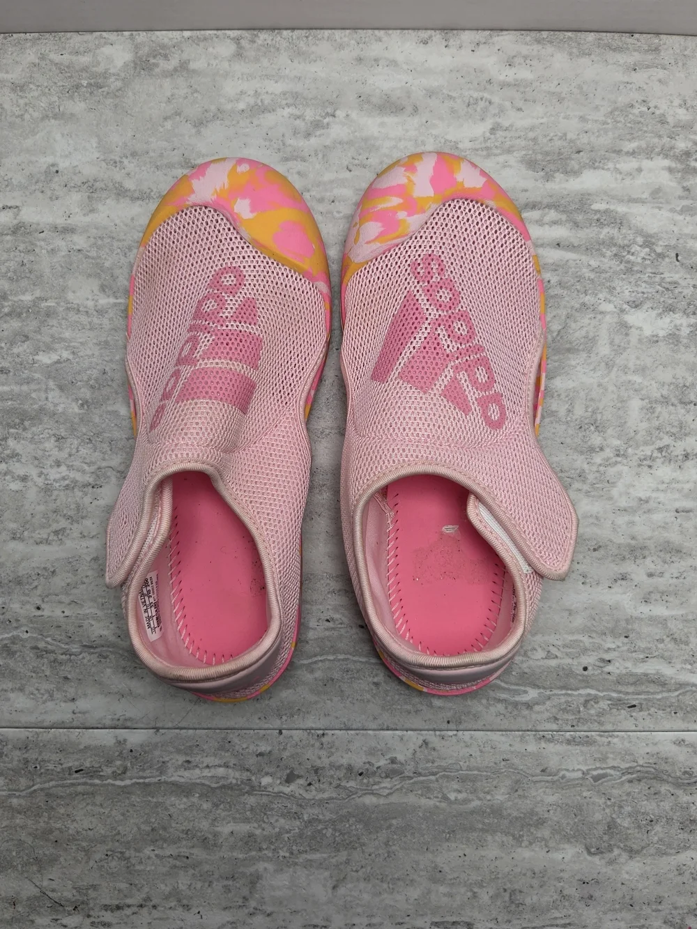 adidas Kids Pink Slip-On Athletic Shoes